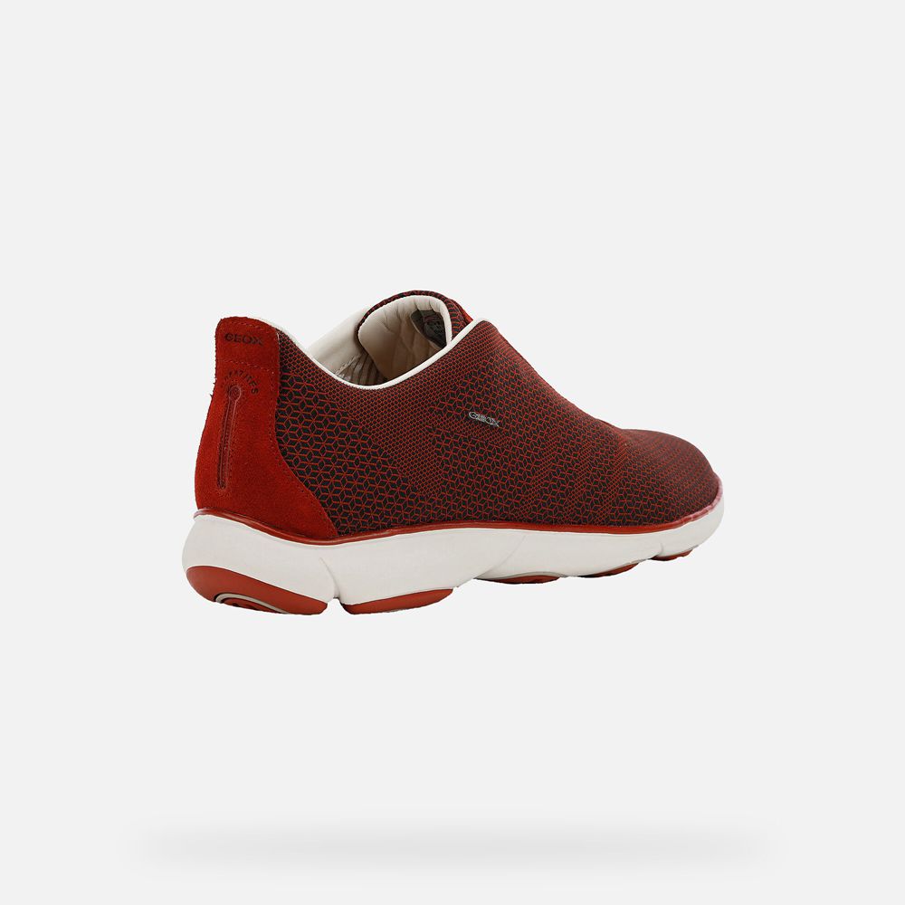 Geox Sneakers Red Nebula - Geox Mens Shoes - MCBQKU609